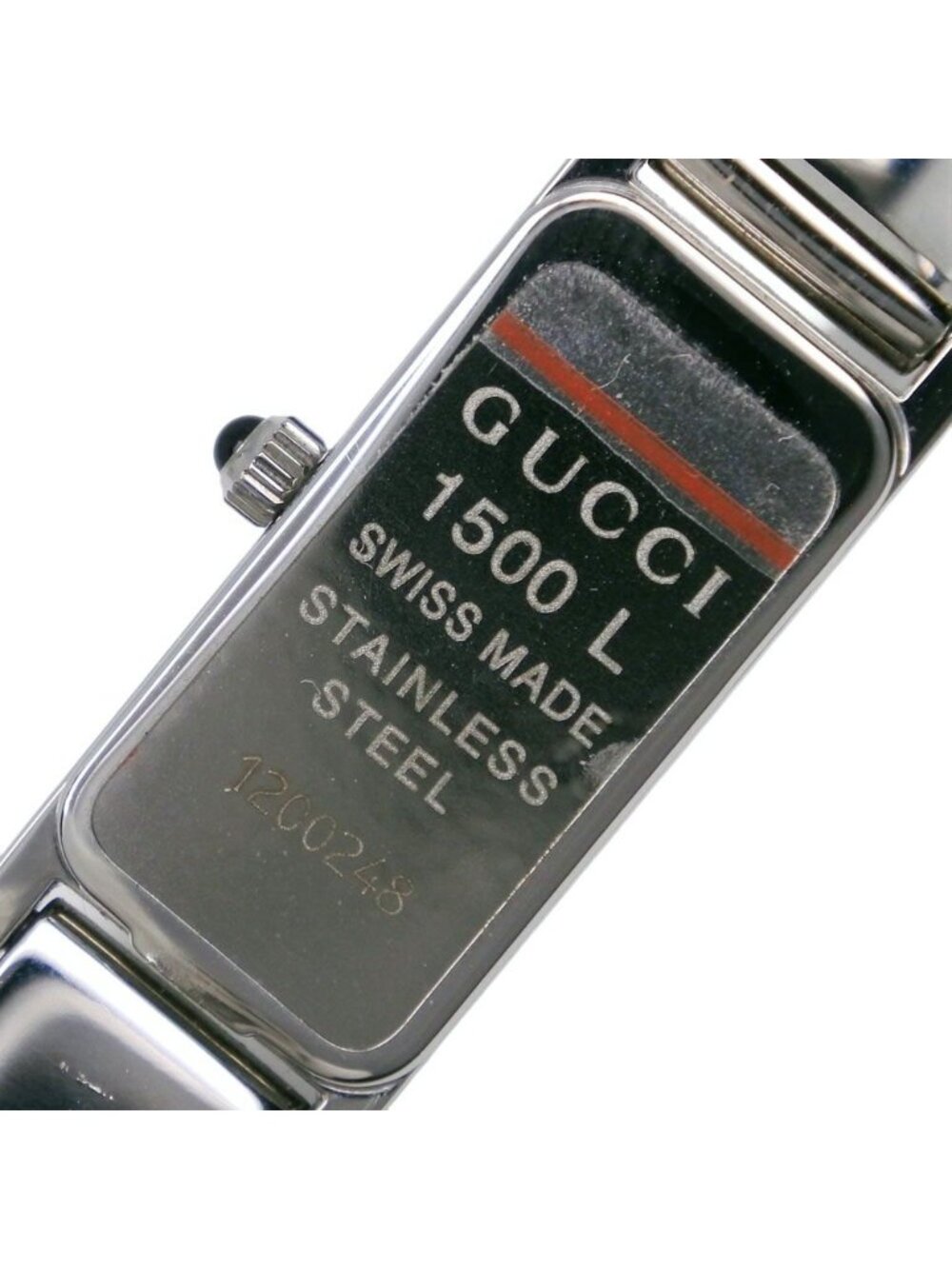 ★SOLD★ Gucci Stainless Steel Quartz Analog Display Silver Dial Watch - Picture 8 of 8